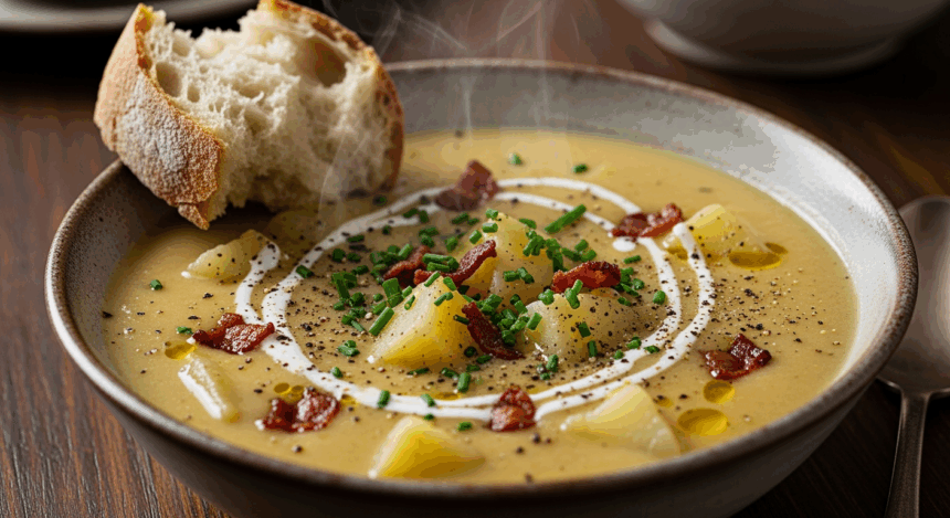Bowl Of Creamy Potato Soup