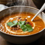 Spiced Lentil Soup In Bowl