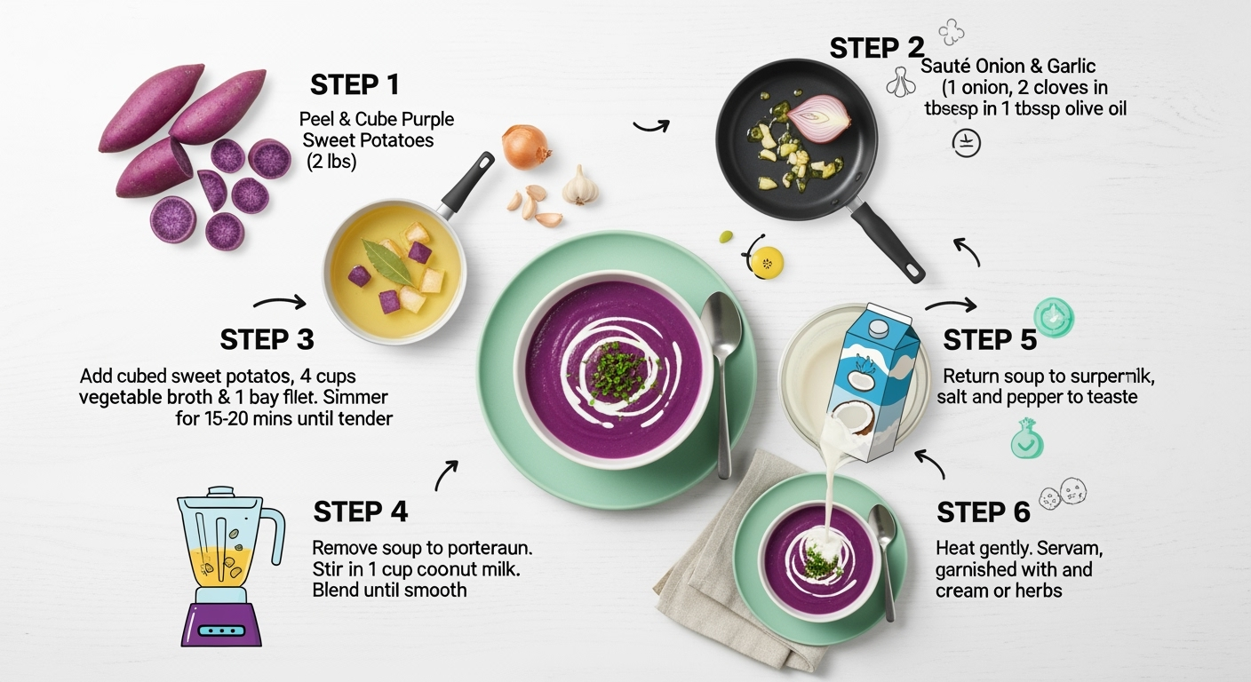 How To Make Purple Sweet Potato Soup