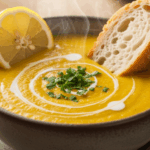 Yellow Lentil Soup With Lemon