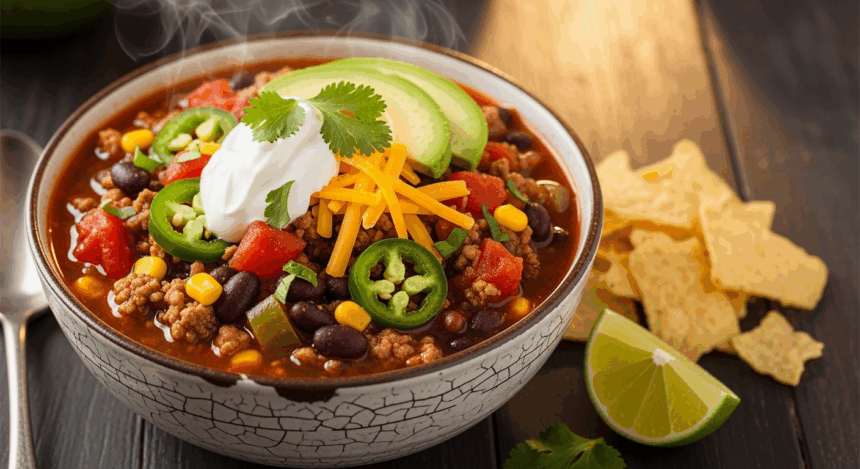 Dump Taco Soup