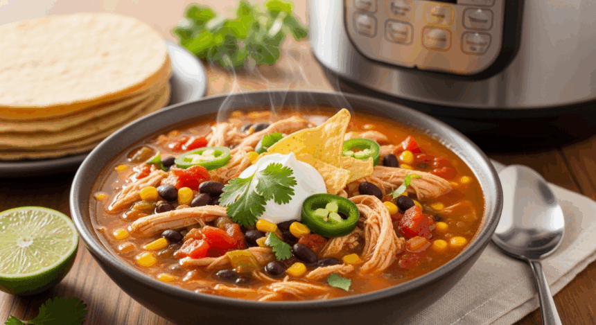 Instant Pot Taco Soup Chicken