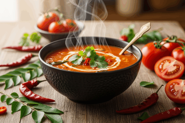 Spicy Tomato Rasam Soup