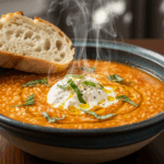 Bowl Of Tomato Orzo Soup