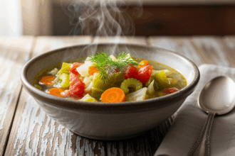 Bowl Of Healthy Cabbage Soup
