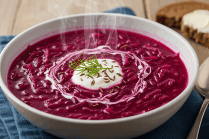 Red Cabbage Soup With Caraway Seeds