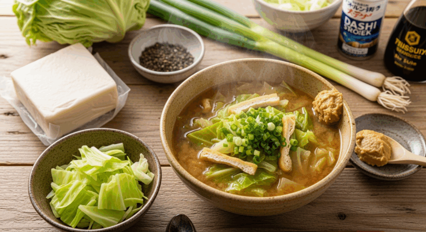 How To Make Cabbage Miso Soup