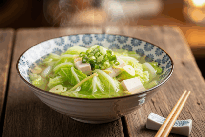 Bowl Of Chinese Cabbage Soup
