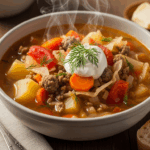 Homemade Cabbage Soup Dish