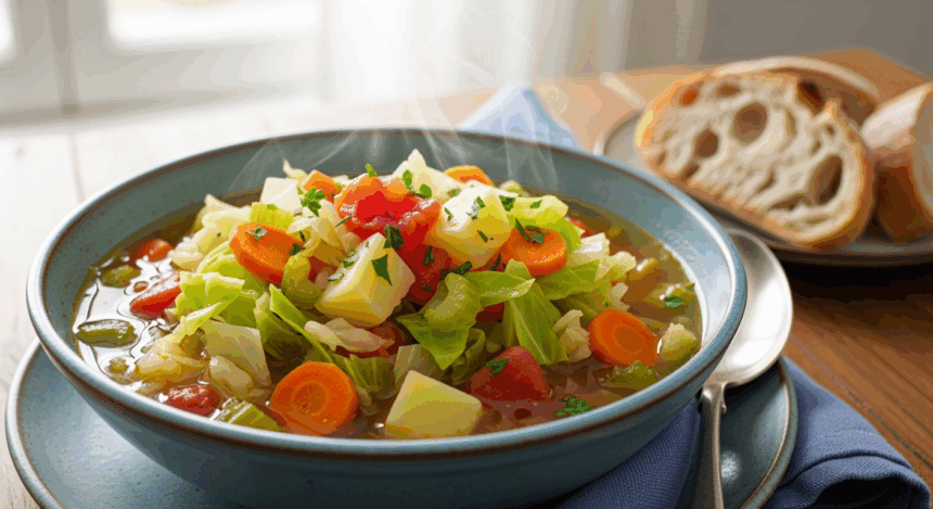 Easy Cabbage Soup For Lunch