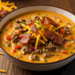 Keto Bacon Cheeseburger Soup