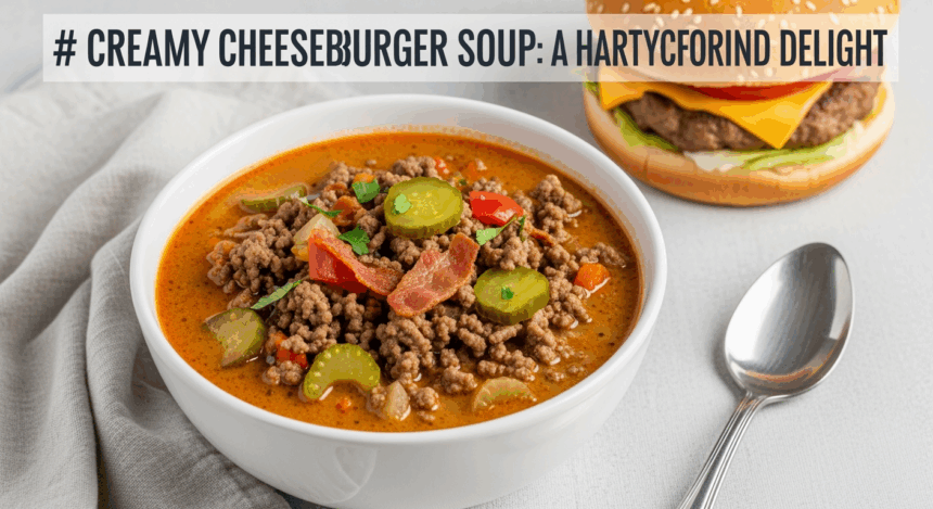 Creamy Cheeseburger Soup