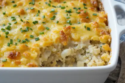 Cheesy Potato Casserole With Chives
