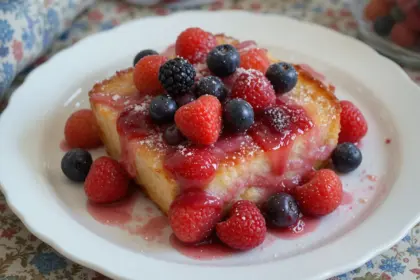 How To Make French Toast Casserole With Berries