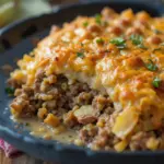 Keto Cheesy Cabbage Casserole With Ground Beef