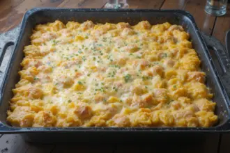 Scrambled Egg Casserole With Cheese