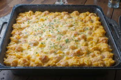 Scrambled Egg Casserole With Cheese
