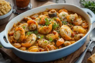 Seafood Casserole With Herbs