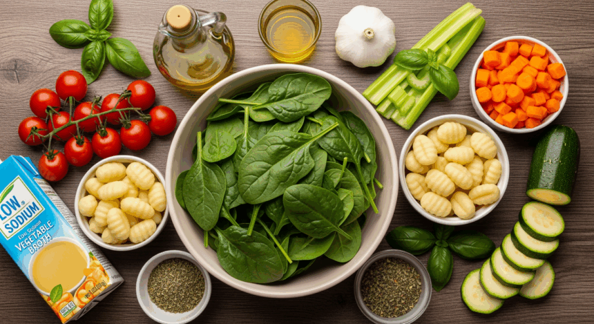 Healthy Gnocchi Soup Ingredients