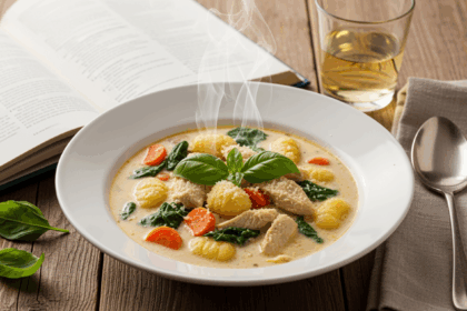 Italian Creamy Chicken Gnocchi Soup Recipe