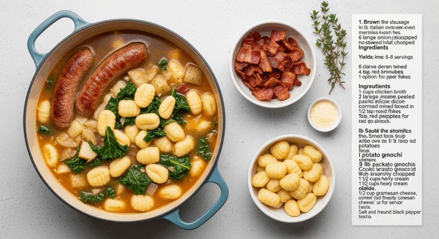 Zuppa Toscana Soup Gnocchi