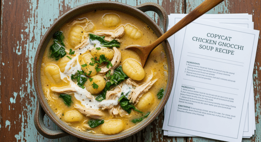 Copycat Chicken Gnocchi Soup Recipe