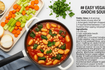 Easy Vegan Gnocchi Soup