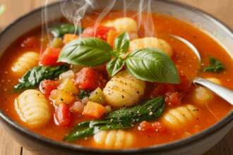 Vegan Tomato Gnocchi Soup