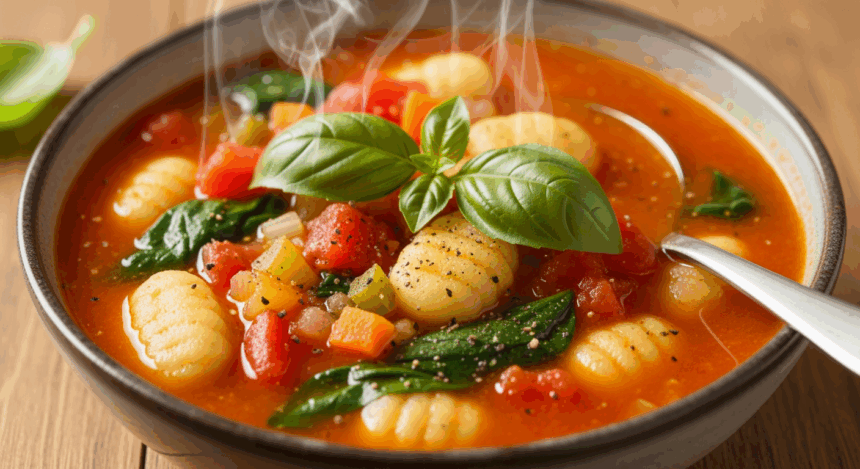 Vegan Tomato Gnocchi Soup