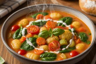 Meatless Gnocchi Soup
