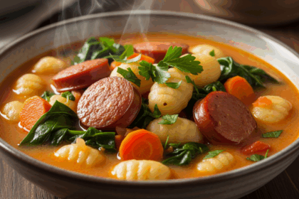 Smoked Sausage Gnocchi Soup