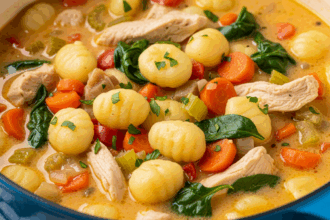 Chicken Gnocchi Soup No Cream