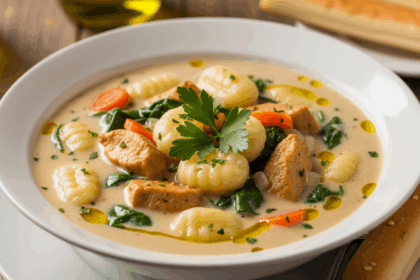 Olive Garden Chicken Gnocchi Soup Vegan