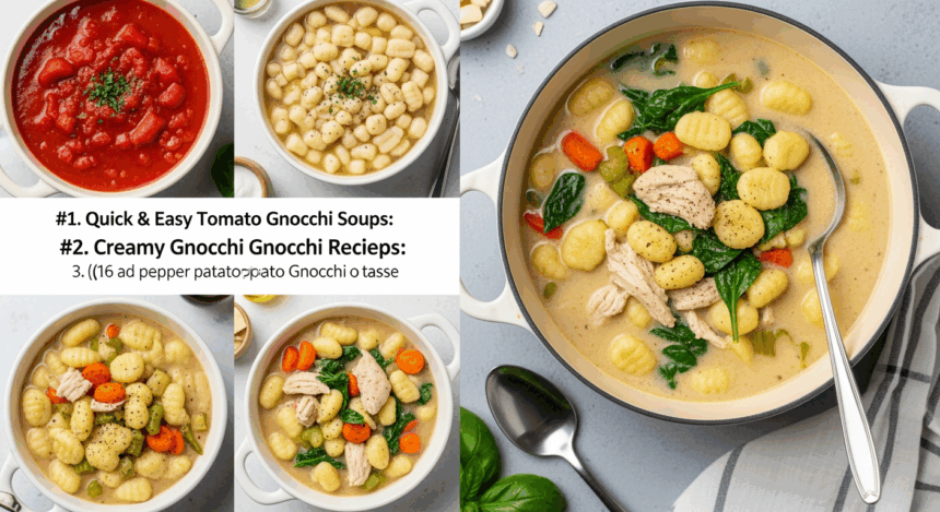 Creamy Gnocchi Soup Recipes