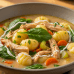 Vegan Chicken Gnocchi Soup