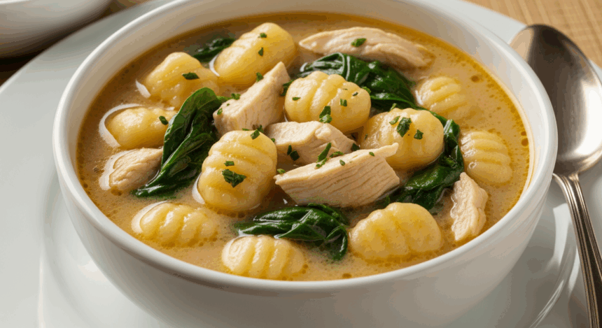 Olive Gardens Chicken Gnocchi Soup
