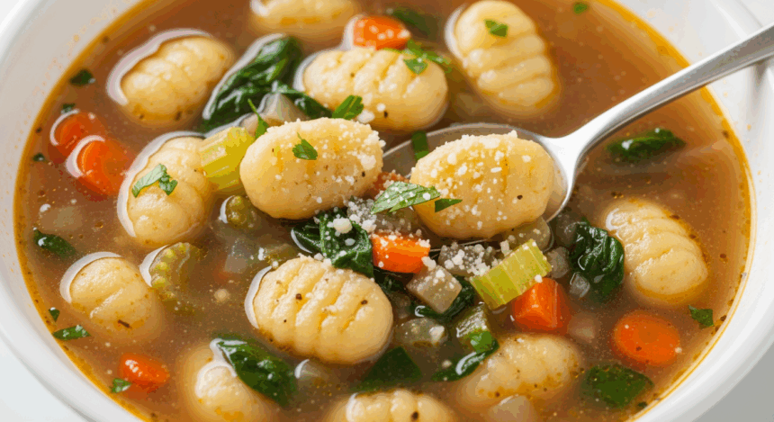 Potatoe Gnocchi Soup