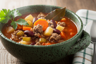 Hamburger Soup With Beans