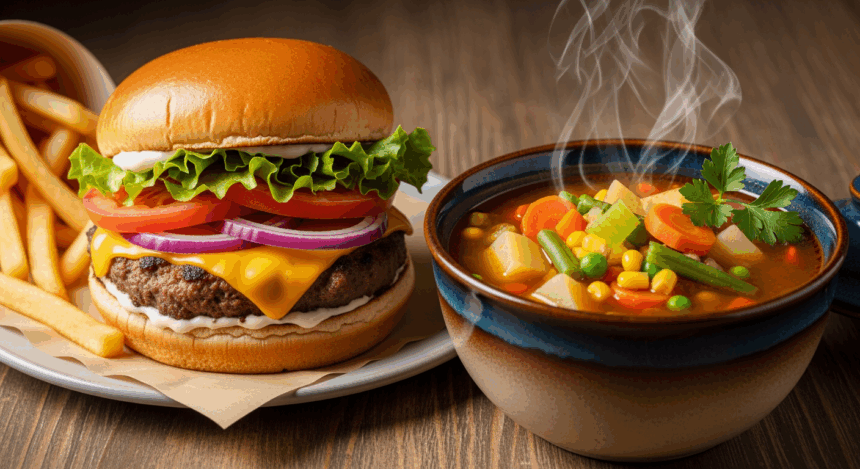 Hamburger And Veggie Soup