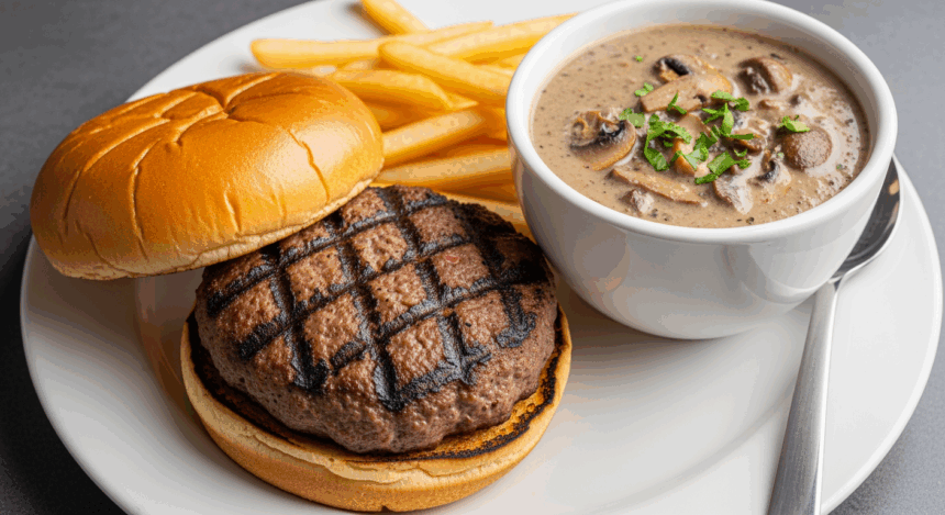Hamburger With Mushroom Soup