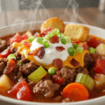 Bacon Hamburger Soup