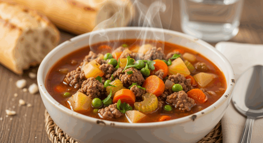 Dairy Free Hamburger Soup