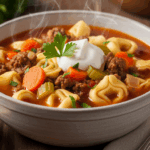 Tortellini Hamburger Soup