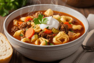 Tortellini Hamburger Soup
