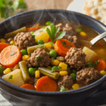 Crockpot Vegetable Soup With Hamburger