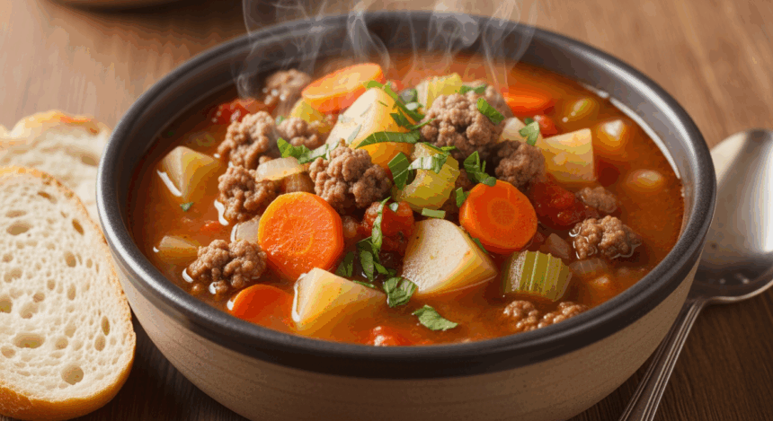 Soup Made With Hamburger