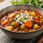 Whole 30 Hamburger Soup