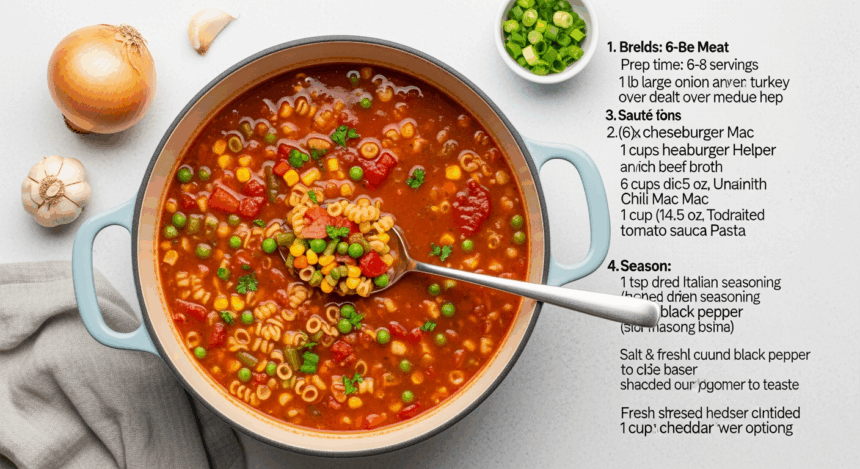 Hamburger Helper Soup