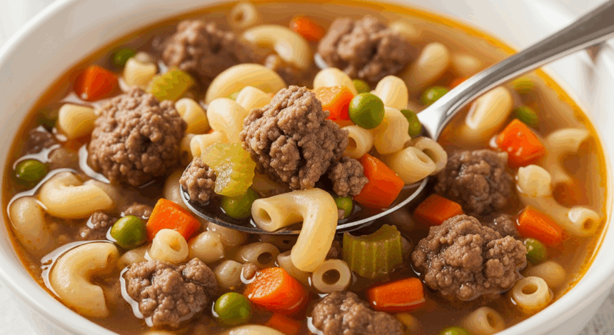 Macaroni Soup Hamburger