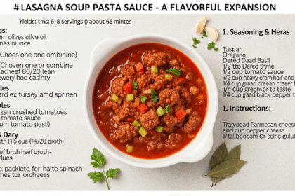Lasagna Soup Pasta Sauce